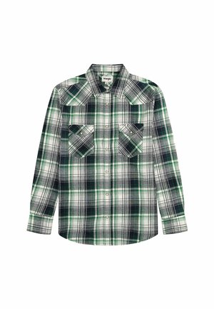 Wrangler, WESTERN SHIRT - Shirt - green blue