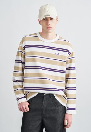 GRAPHIC STRIPE - Maglietta a manica lunga - core white