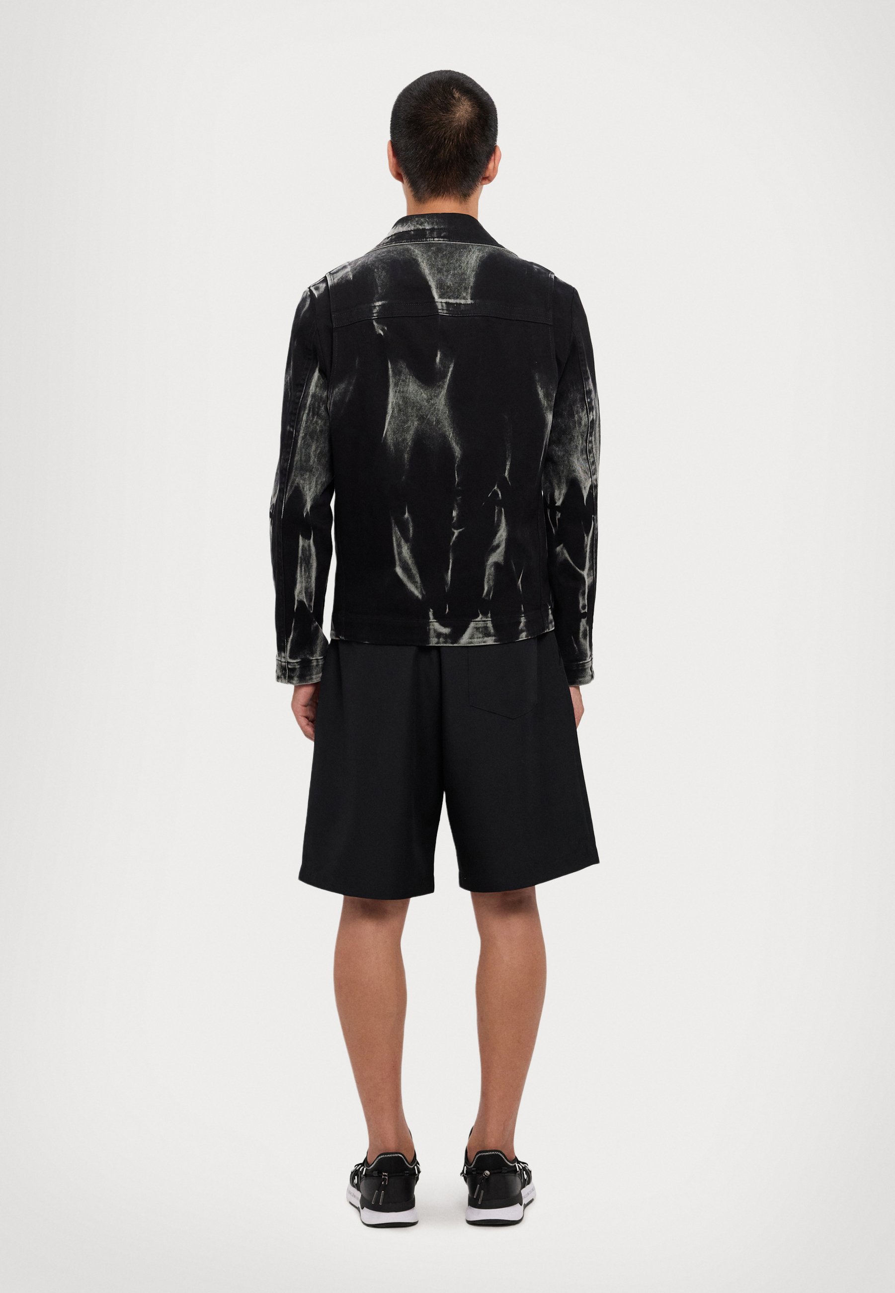 Versace Jeans Couture Denim jacket - black - Zalando.co.uk