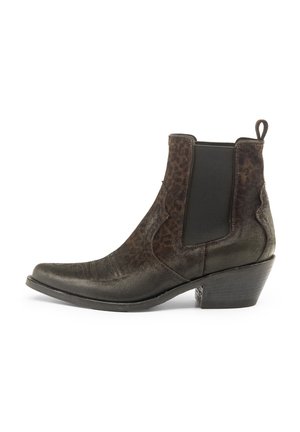 NAIKA - Stivaletti texani / biker - dark brown