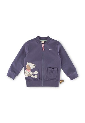 FUNNY DOG - Zip-up sweatshirt - dunkelblau