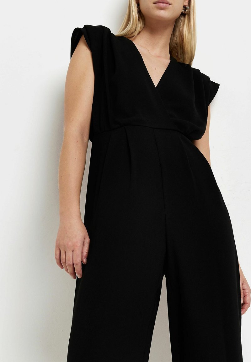 Damen Kleider | River Island Jumpsuit black/schwarz - FU66099 Damen Kleider | River Island Jumpsuit black/schwarz - FU66099