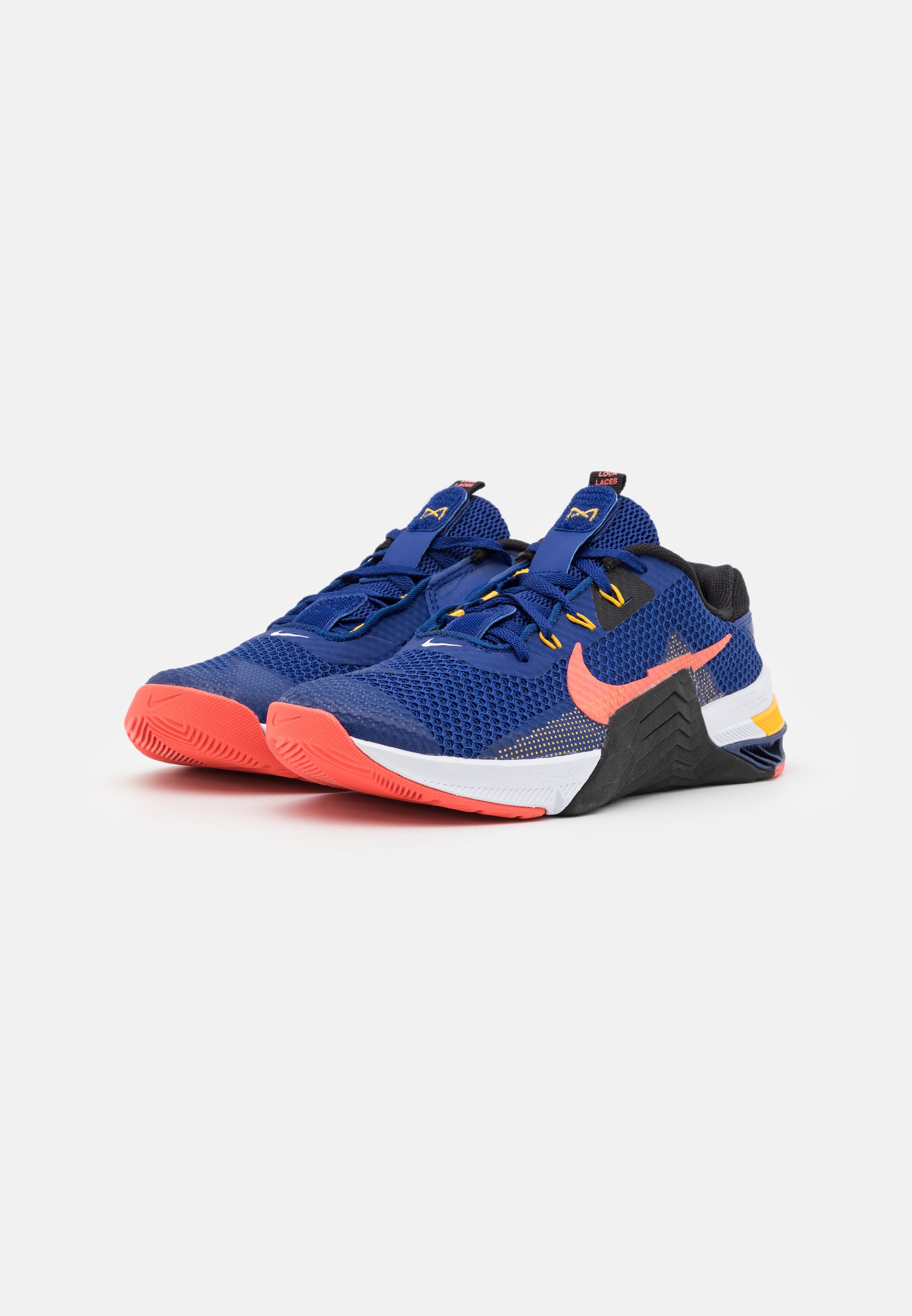 Nike Performance METCON 7 UNISEX - Zapatillas de entrenamiento - deep royal  blue/magic ember/black/white/pollen/azul marino - Zalando.es
