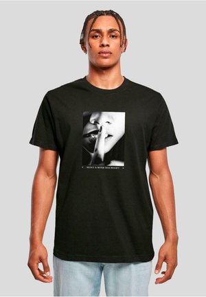 Mister Tee BETTER THAN BULLSH*T TEE - Potiskana majica - black