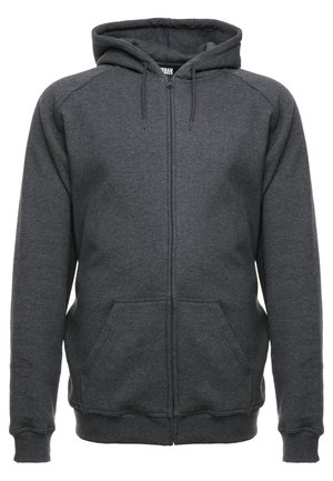 ZIP HOODY - Bluză de molton cu fermoar - charcoal