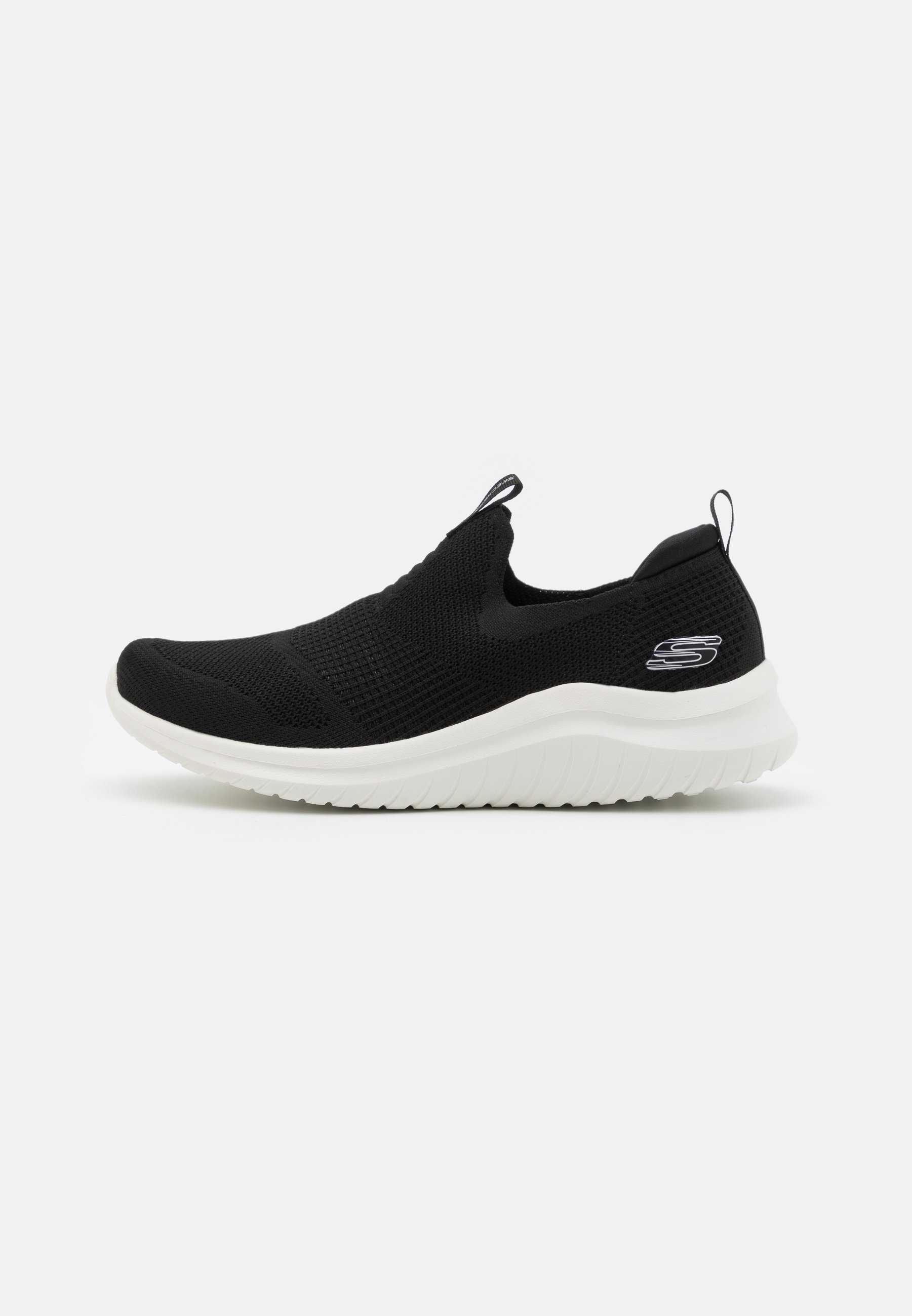 black ultra flex trainers