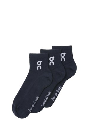 LOGO MID 3 PACK - Športne nogavice - navy