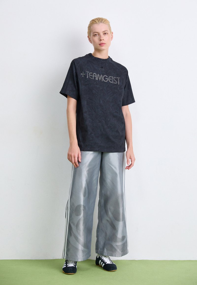 adidas Originals SHINE - Wide leg - light blue