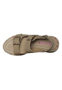 Fornarina Sandali con zeppa - beige