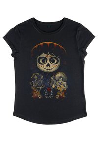 Henry Tiger COCO POSTER - Triko s potiskem - black
