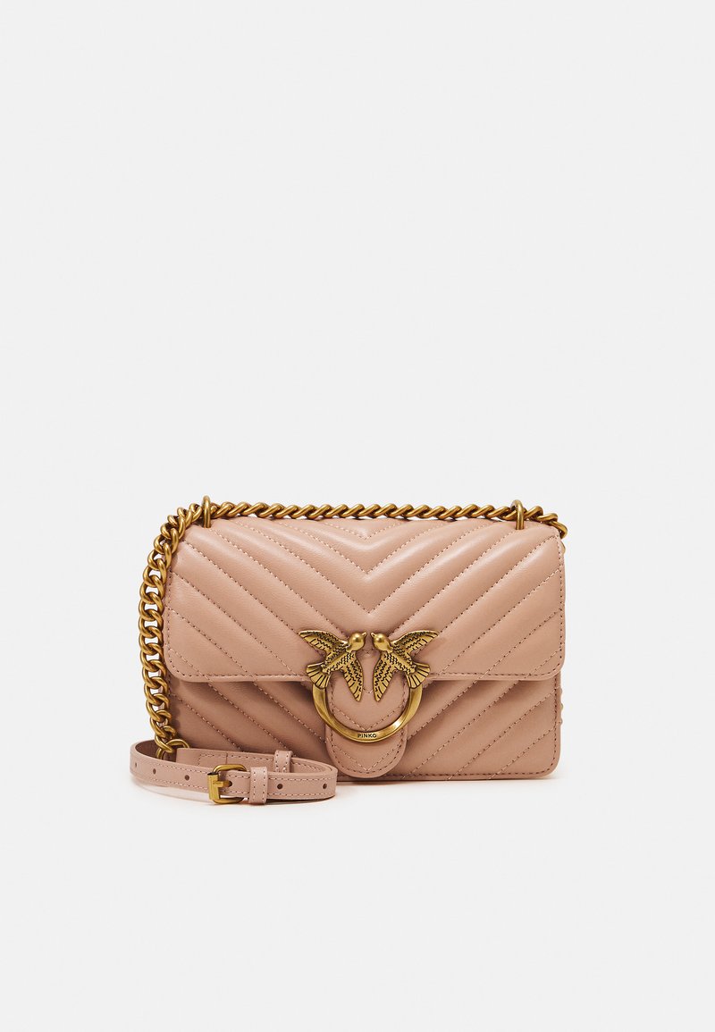 Pinko LOVE ONE MINI  - Torba čez telo - pink dusty pink