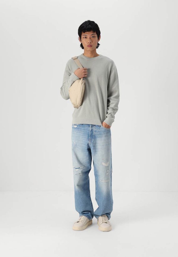 ONSTONY WAFFLE CREW  - Jumper - wrought iron2