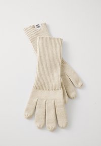 MSCH Copenhagen MSCHGALINE RACHELLE ICON GLOVES KEY - Kesztyűk - oatmeal melange