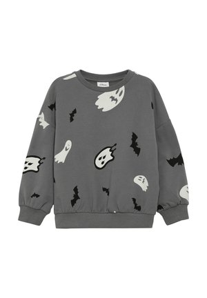 UNISEX MIT HALLOWEEN - Sweatshirt - grau