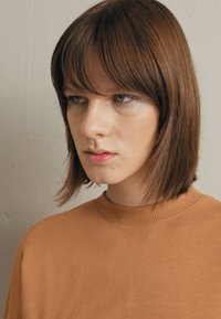 A.W.A.K.E. MODE LONG SLEEVE WITH CUT OUT DETAIL - Μπλούζα με μακριά μανίκια - terracotta