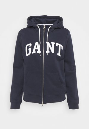 Sweater met rits - dark blue
