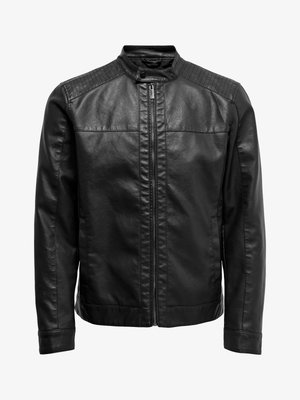Only & Sons, ONSMIKE RACER JACKET - Яке от изкуствена кожа - black