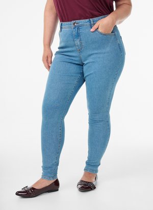 Zizzi FLASH - Jeans Skinny Fit - light blue