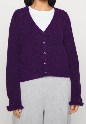 Strickjacke - purple