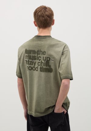B.ANGEL Camiseta estampada - army green