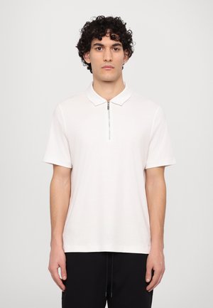 SLEEK ZIP POLO - Poloskjorter - white