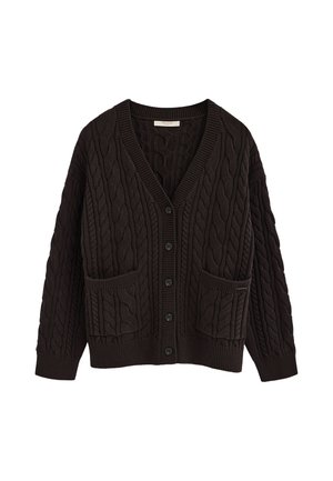 Polo Club, PULLOVER WOMAN CLAUDIA LONG SLEEVE REGULAR FIT - Chaqueta de punto - dark chocolate