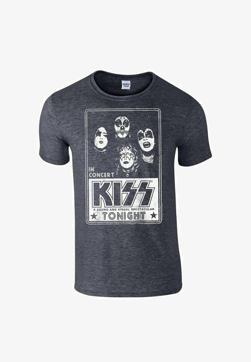 rockshirts KISS - CONCERT POSTER - T-shirt imprimé - grey