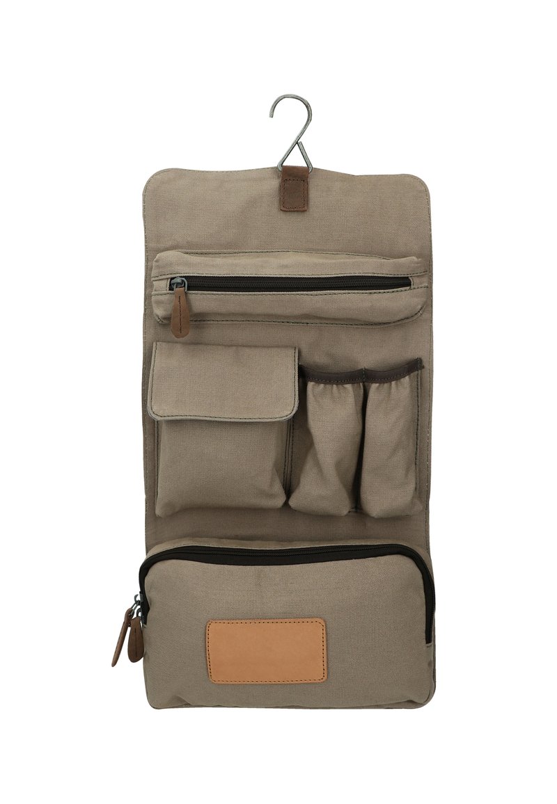 Damen Handtaschen | Gusti Leder RODNEY Kosmetiktasche khaki - ZV38907 Damen Handtaschen | Gusti Leder RODNEY Kosmetiktasche khaki - ZV38907