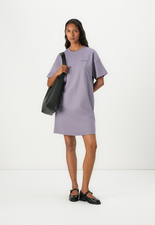 DRESS LOOSE FIT  - Jersey dress - lavender3