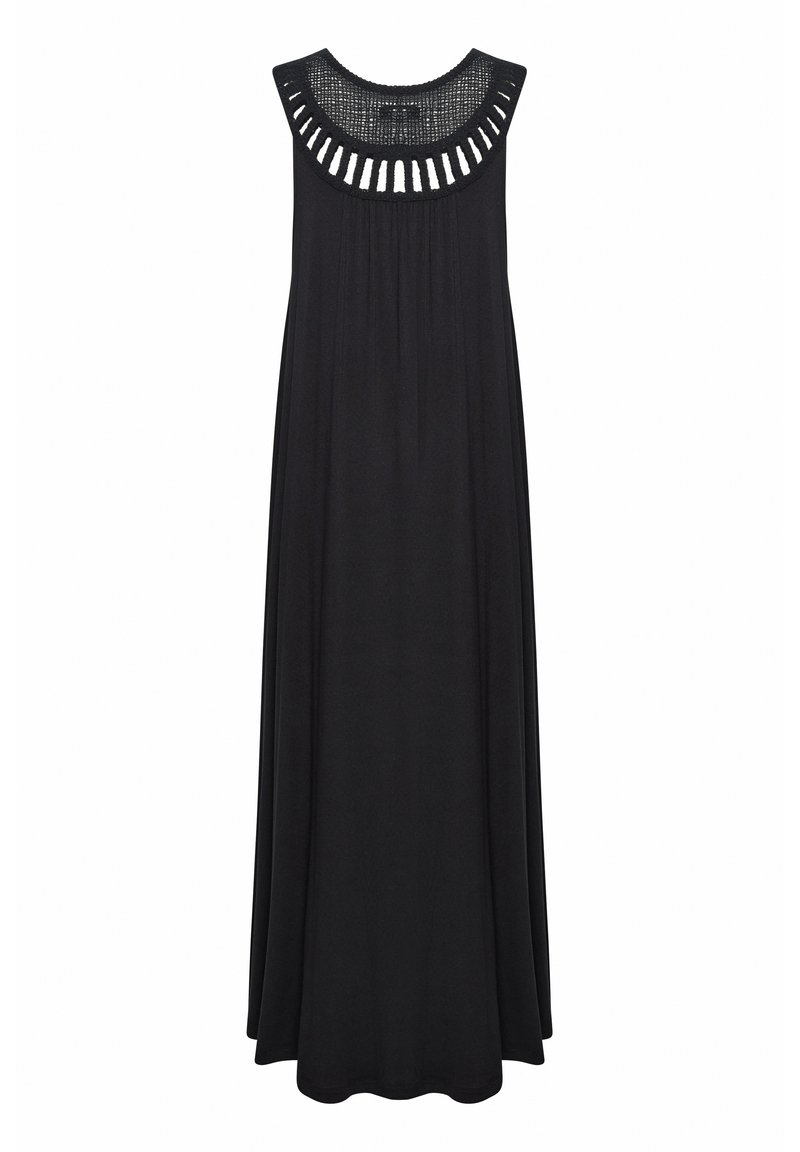 b.Young Maxi-jurk zwart denim/blackdenim