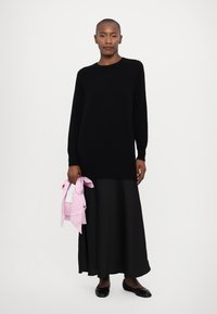 rag & bone MILLIE DRESS - Stickad klänning - black