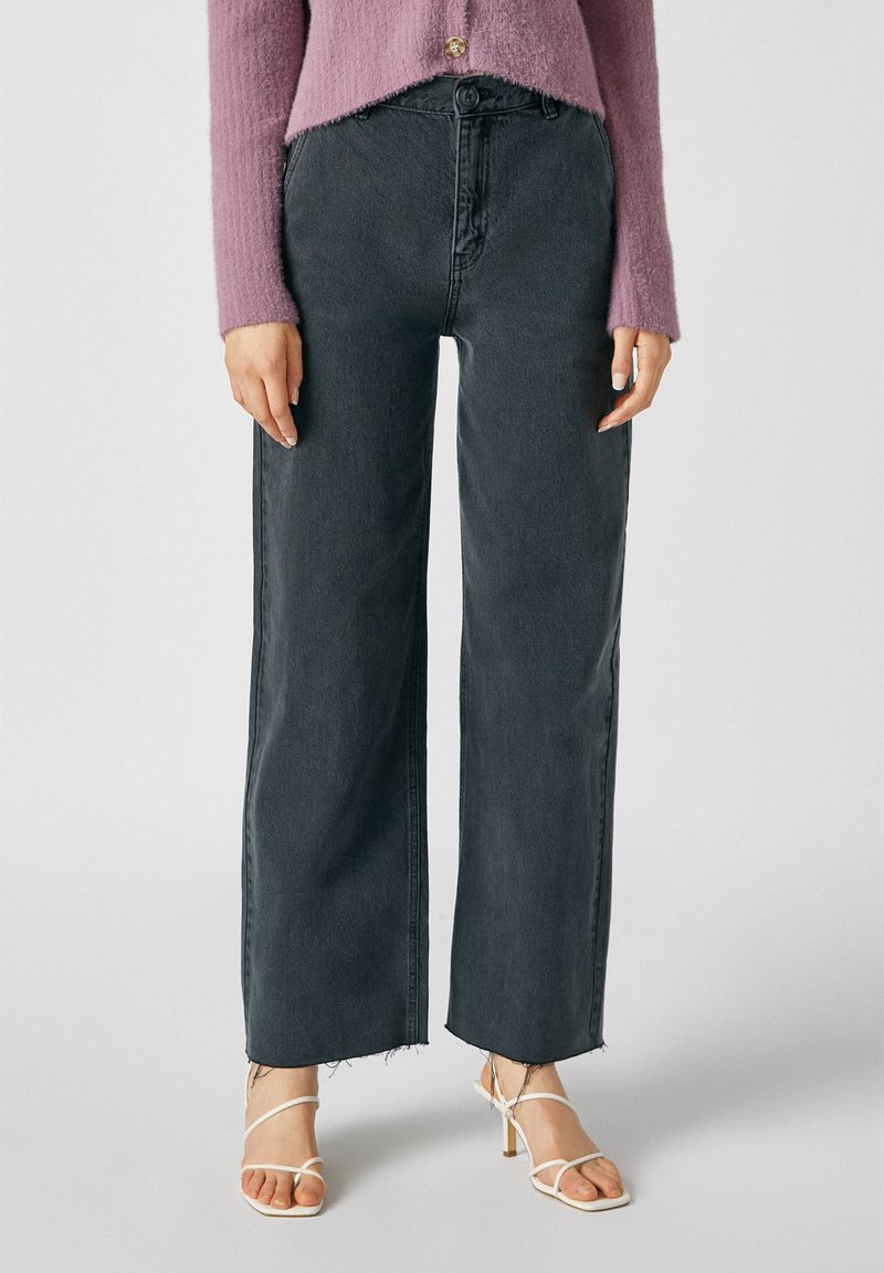 PULL&BEAR Jean flare - dark grey