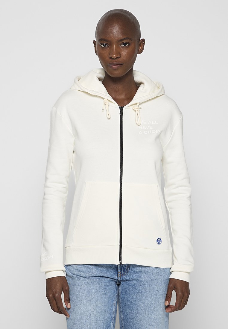 North Sails Sweater met rits beige