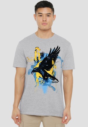 Warner Brothers, HARRY POTTER URBAN ELEGANCE RAVENCLAW RAVEN - Print T-shirt - mottled light grey