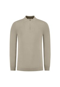 Pure Path HALF ZIP LS  - Strickpullover - taupe