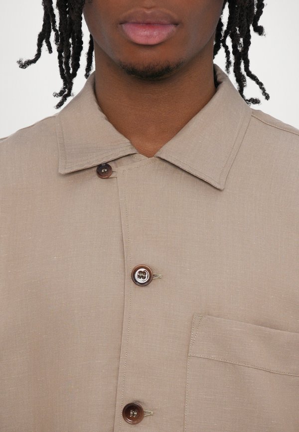 CAMP COLLAR SHIRT - Shirt - hazel beige2