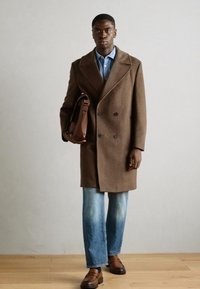 Isaac Dewhirst OVERSIZED COAT - Klasisks mētelis - brown
