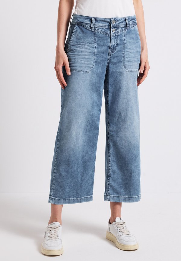 WIDE LEG - Flared Jeans - blau