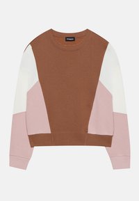 Even&Odd Sportska majica - brown/off-white/light pink