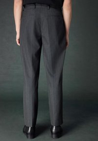 Next STRIPE-REGULAR FIT - Chino - charcoal grey