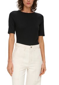 s.Oliver T-shirt basic - schwarz