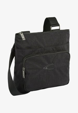 camel active MIT REISSVERSCHLUSS AM HAUPTFACH - Umhängetasche - black