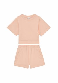 Reiss REISS MEG COTTON-BLEND SWEATSHIRT AND SHORTS SET - Treniņtērpa apakšdaļas - peach