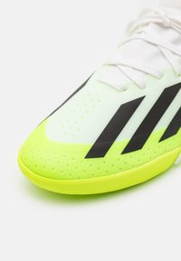 adidas Performance X CRAZYFAST.3 - Scarpe da calcio indoor - footwear white/core black/lucid lemon