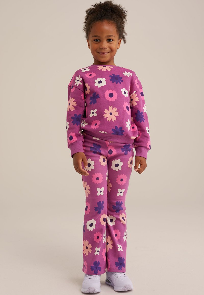 WE Fashion Tygbyxor - violet