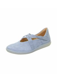Think! NATURE - Ankle strap ballet pumps - blue