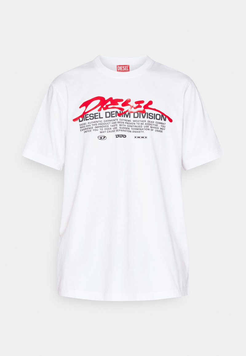 Diesel T-shirt print wit