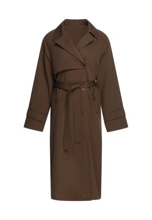 usha, Trenchcoat - coffee