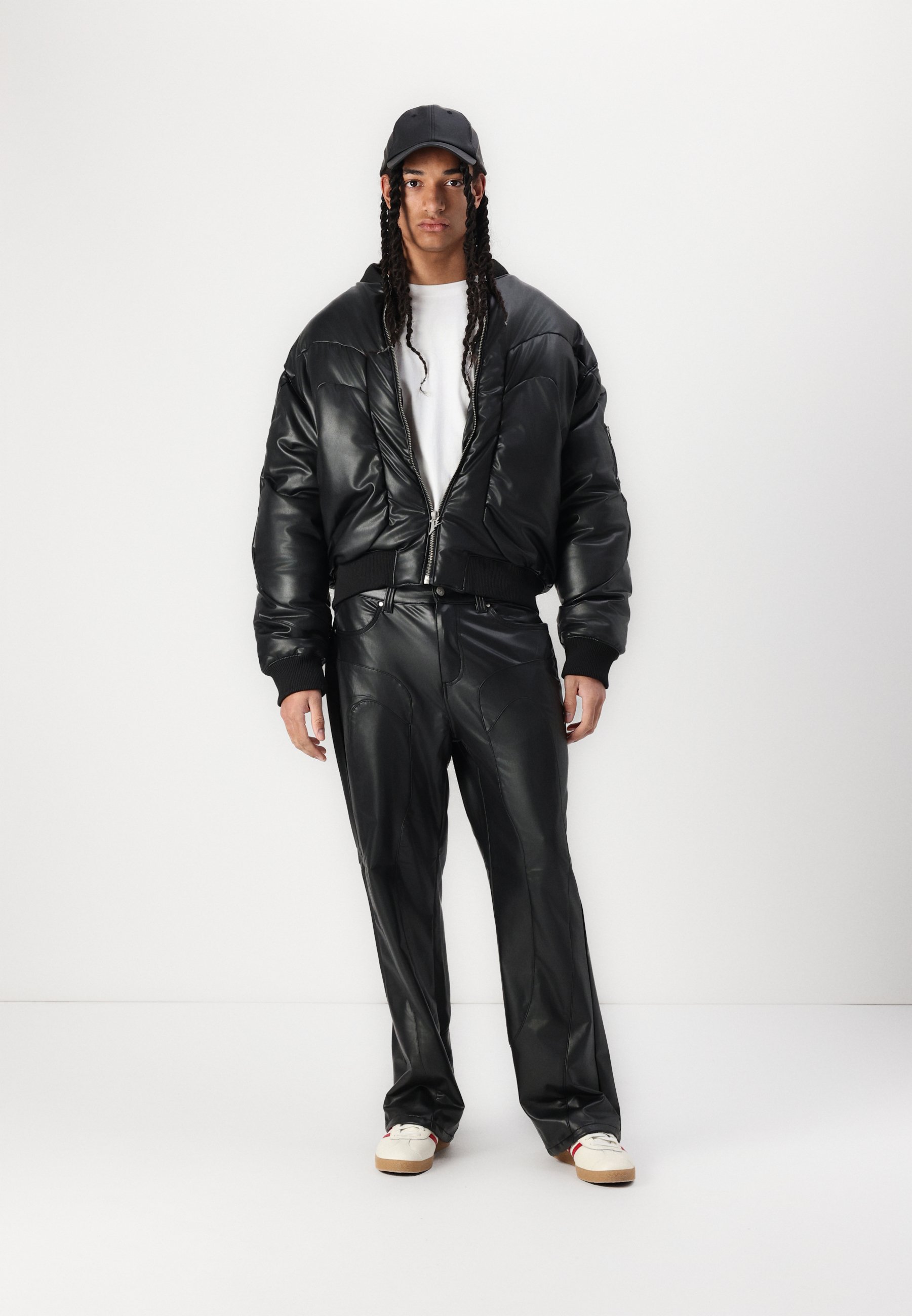 FAVELA Faux leather jacket - black - Zalando.co.uk
