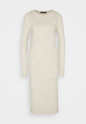 Vero Moda VMLEFILE BOATNECK CALF DRESS - Neulemekko - birch